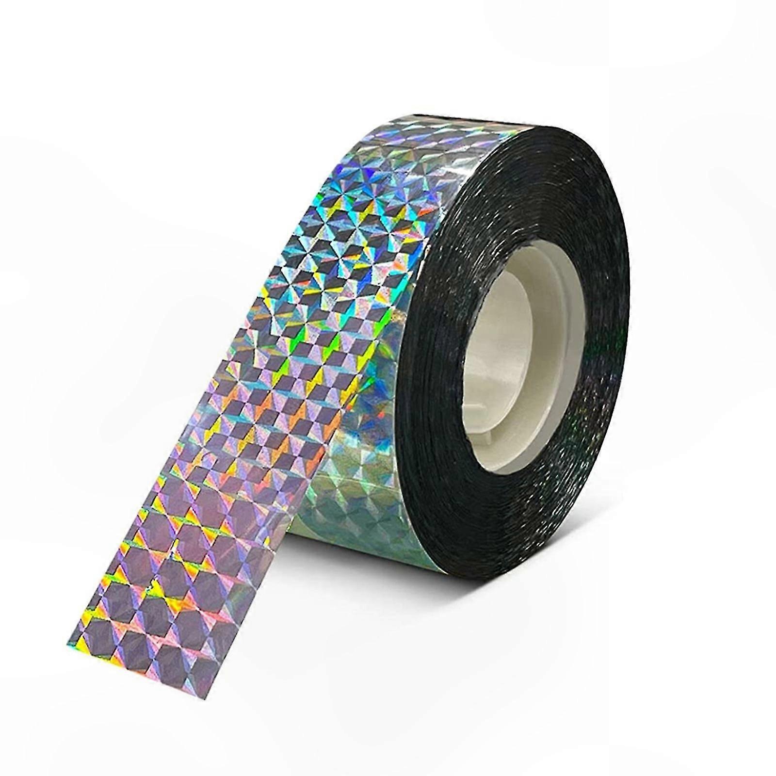 Shiny Reflective Tape for Birds, Holographic Ribbon, Perfect for Garden, Yard, Field and Fence Protection