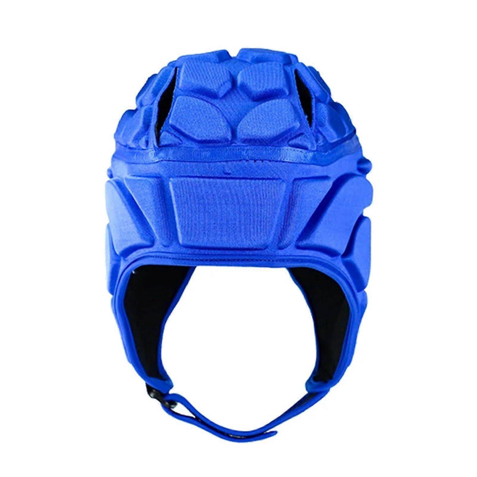 Soccer Goalkeeper Headguard Shockproof Headgear Blue S