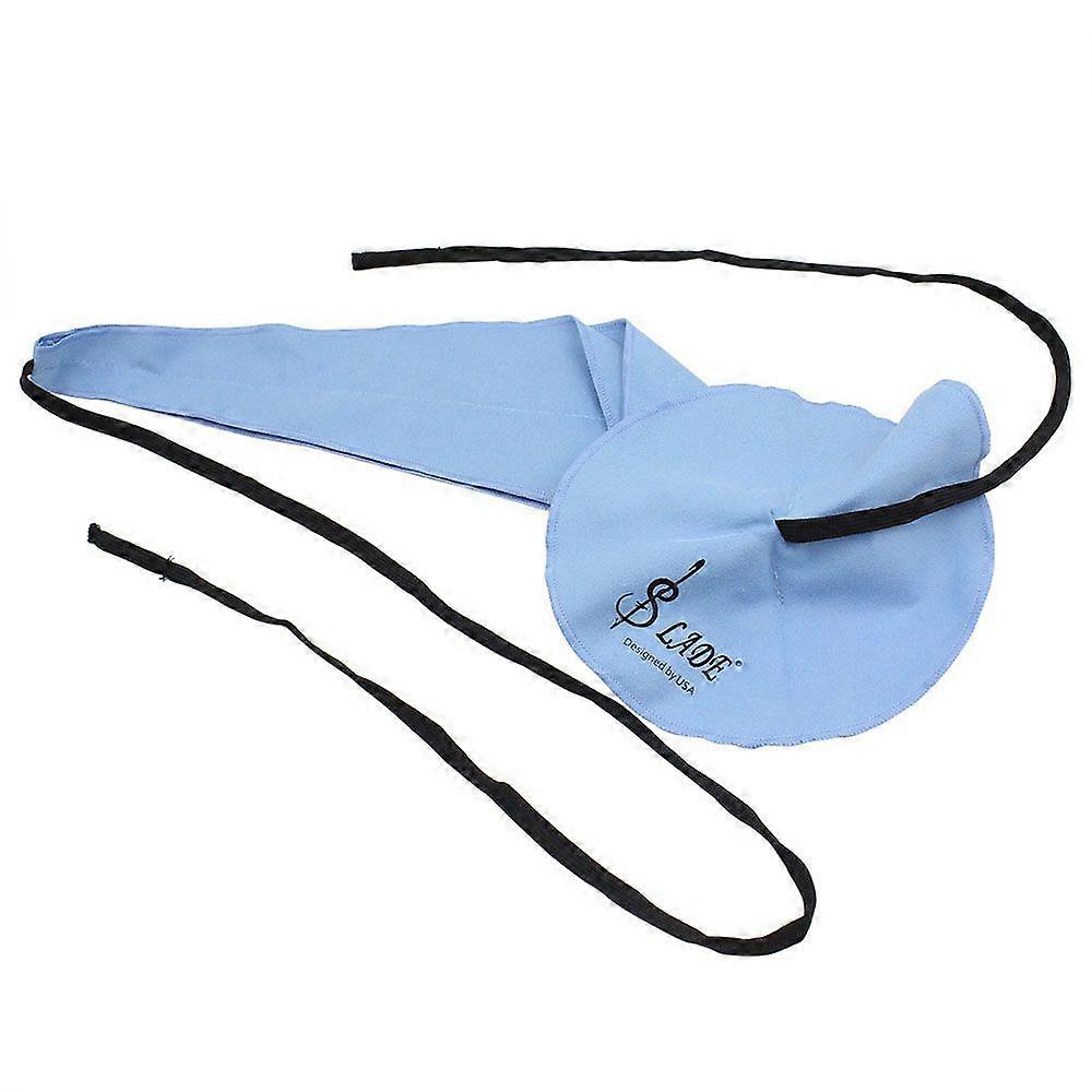 Alto Tenor Saxophone Cleaning Tool Pull Through Ultrafine Fiber Material Cloth for Sax Inside Tube Blue