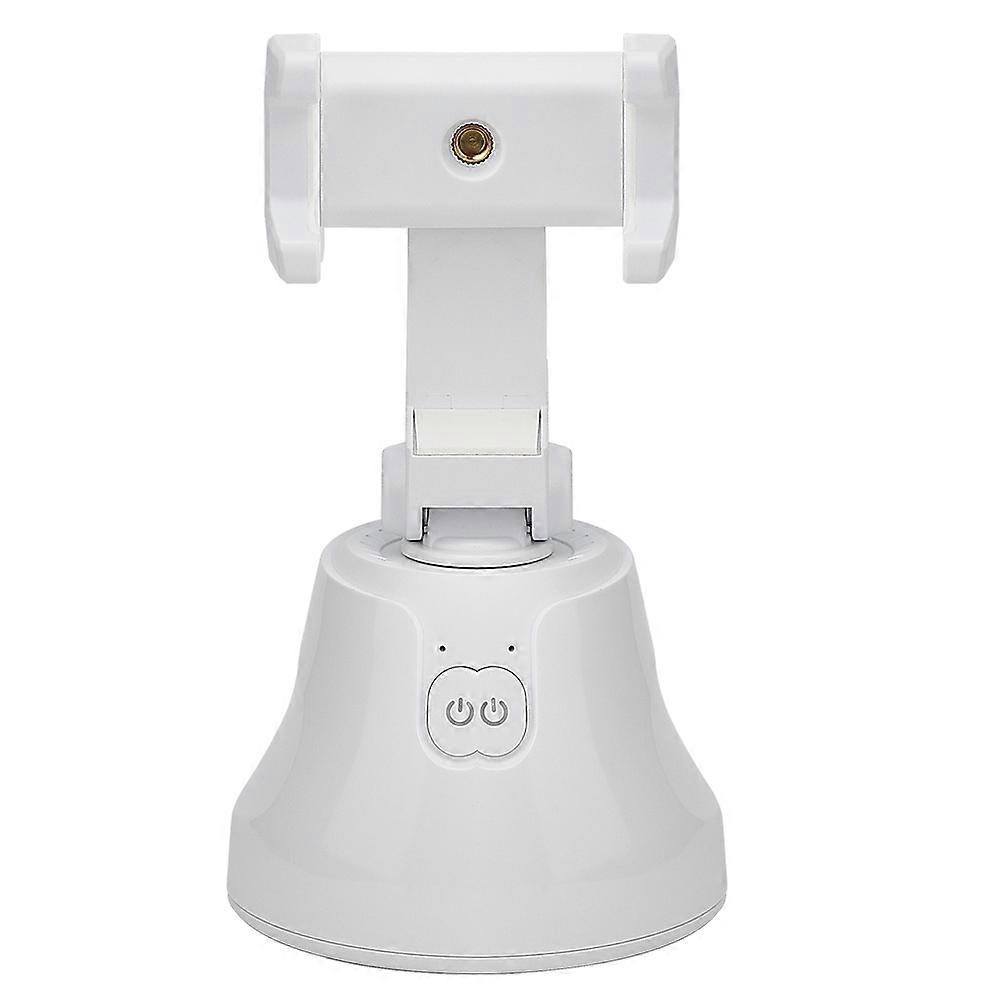 ABS Portable Outdoor 360 Panoramic Automatic Identification Face Following Shooting Rotation Tracking Selfie StickWhite