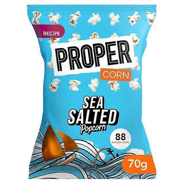Popcorn Propercorn légèrement salé à la mer 70 g - Lot de 4