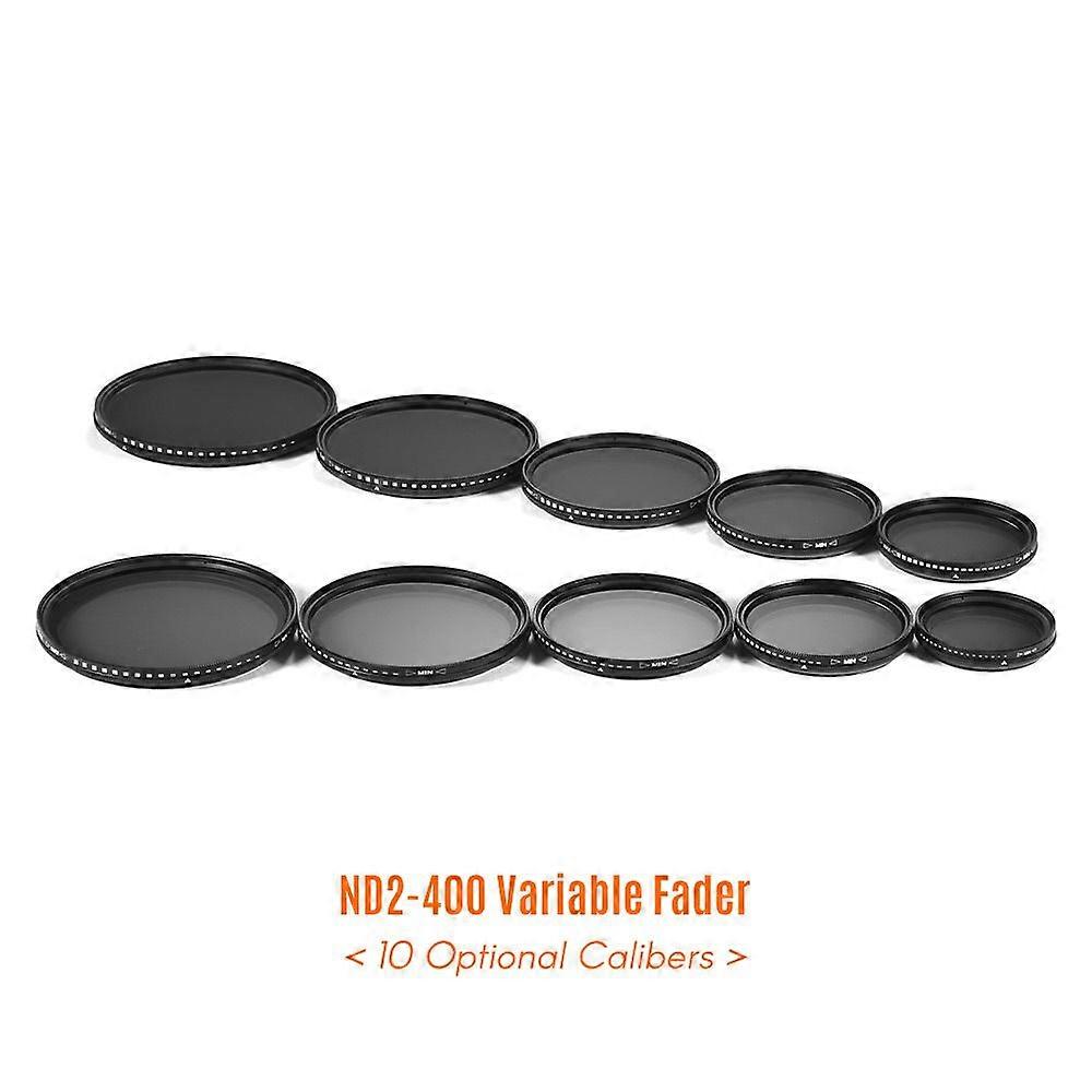 ZOMEI 55mm Ultra Slim Variable Fader ND2-400 Neutral Density ND Filter Adjustable ND2 ND4 ND8 ND16 ND32 to ND400 Replacement for Sony 18-55mm 55-200mm