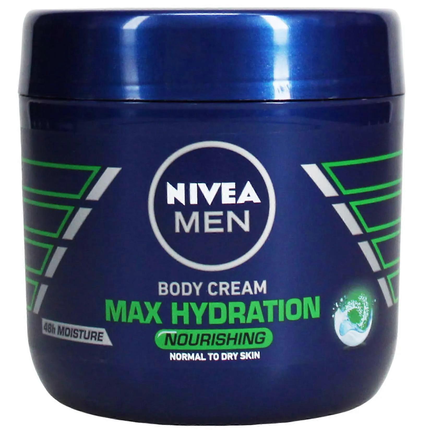 Crema corporal nutritiva Nivea Men Max Hydration 400 ml