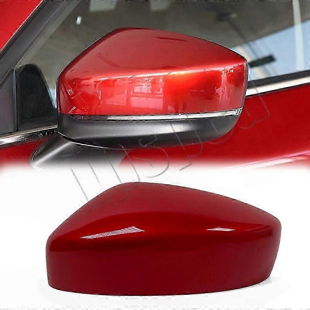 Car Rearview Mirror Cap Cover for SUV Models 2017-2020, Left Side Driver Red Replacement Shell Trim Accessory