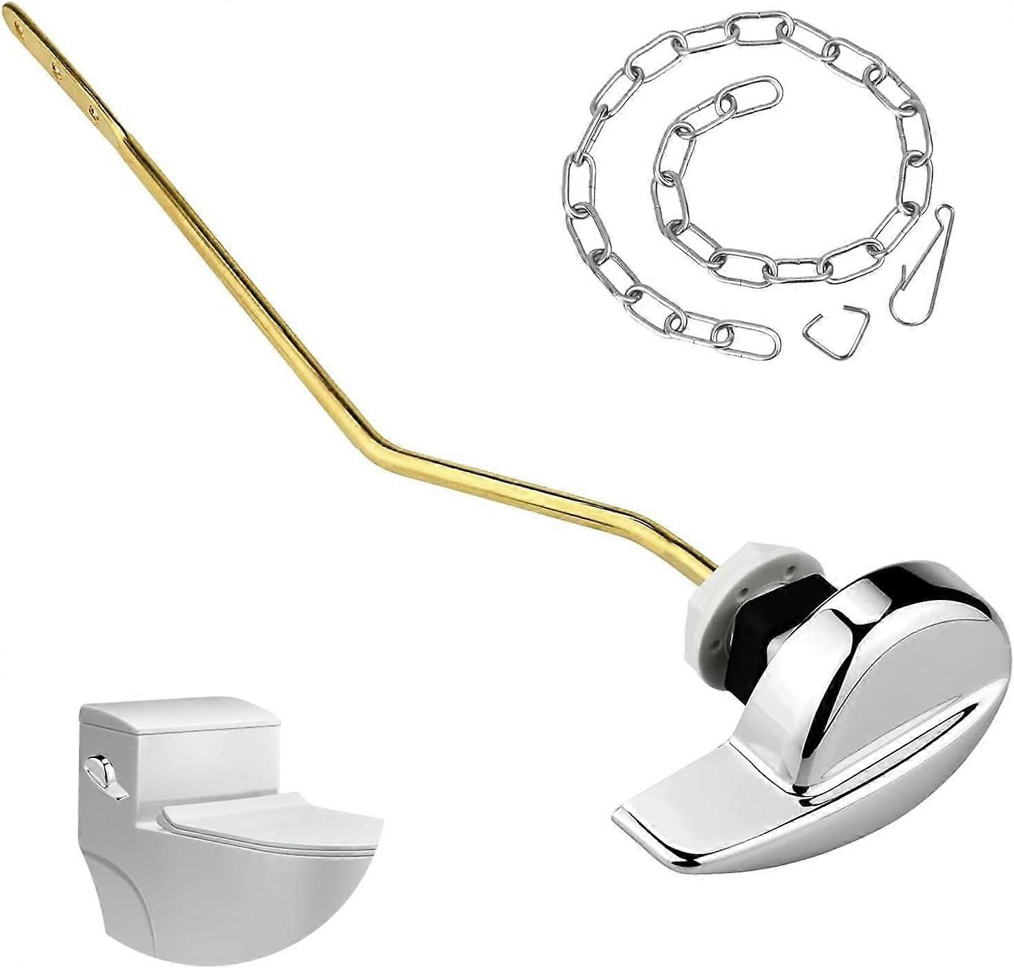 Toilet Handle Replacement Kit Copper Flush Lever Handle Compatible with TOTO