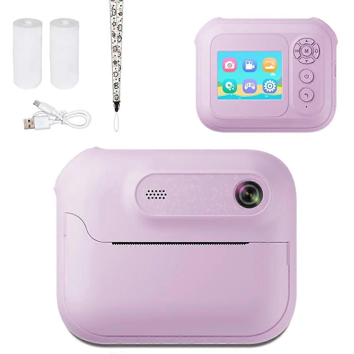 1080P HD Digital Instant Print Camera 1300mAh Kids Printer Camera C