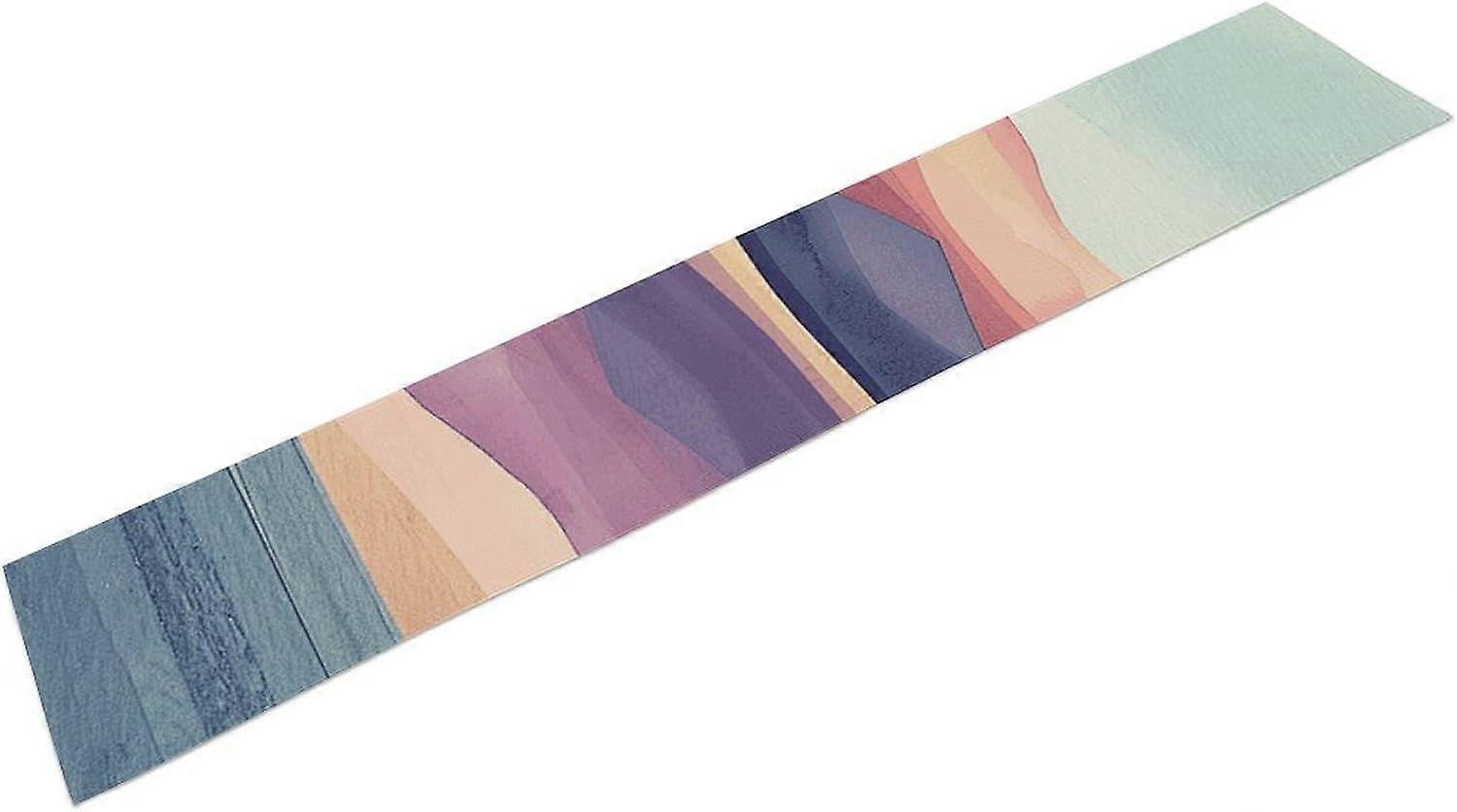 Simple Desert Painting Table Runner Stain Waterproof Table Runners Spring Summer