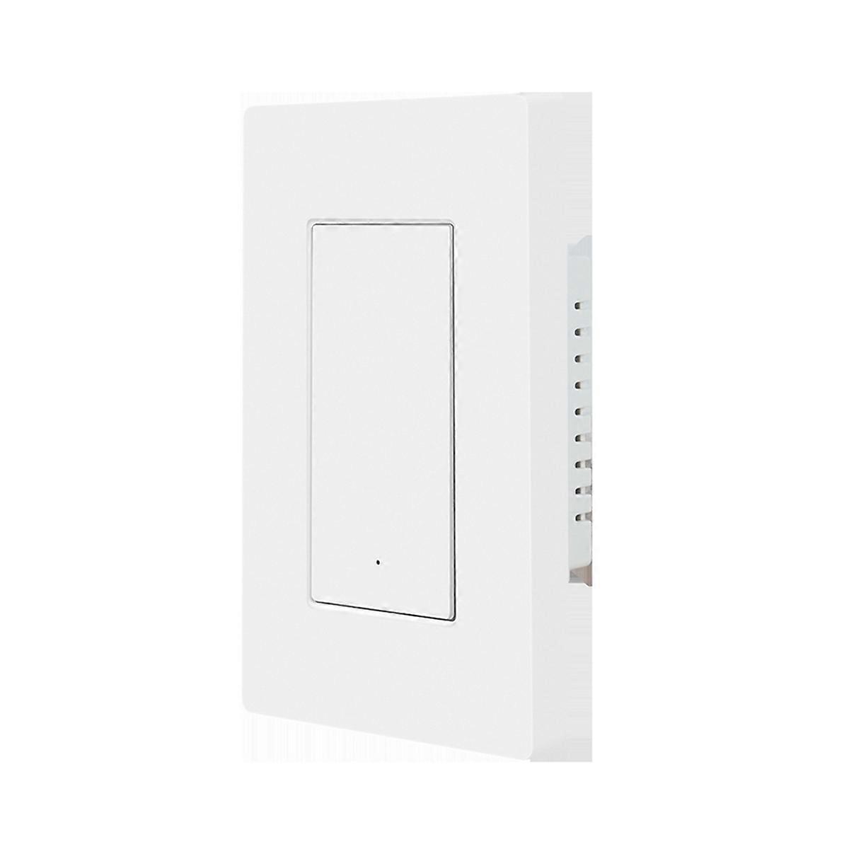 Matter WiFi Smart Switch Single-Way Button Wall Light Switch Button/Voice/App Controlled for TUYA//