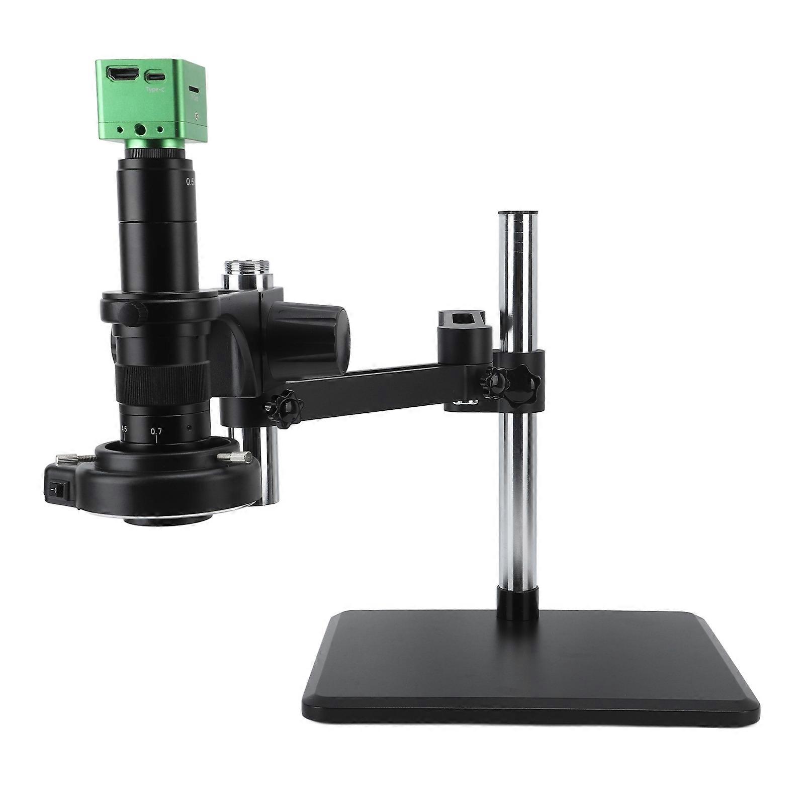 4K 41MP HY 6210 Microscope Camera with 180X C Mount Lens & LED Light