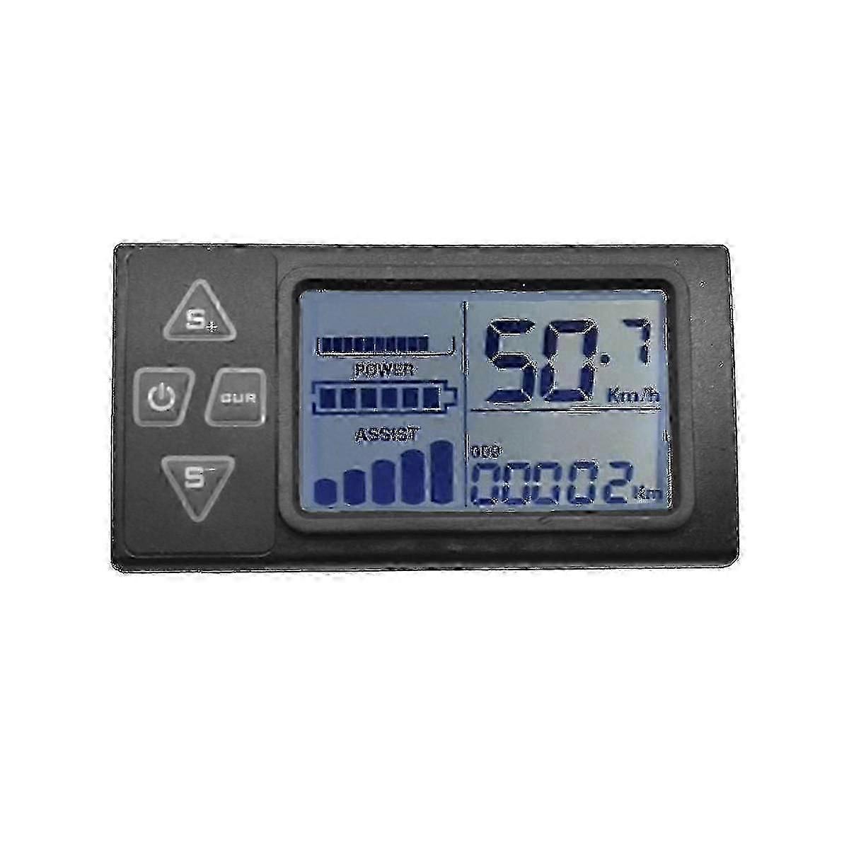 24V/36V/48V S861 LCD-E-Bike-Display-Dashboard für Elektrofahrrad-Bldc-Controller-Bedienfeld (6-polig) -gt