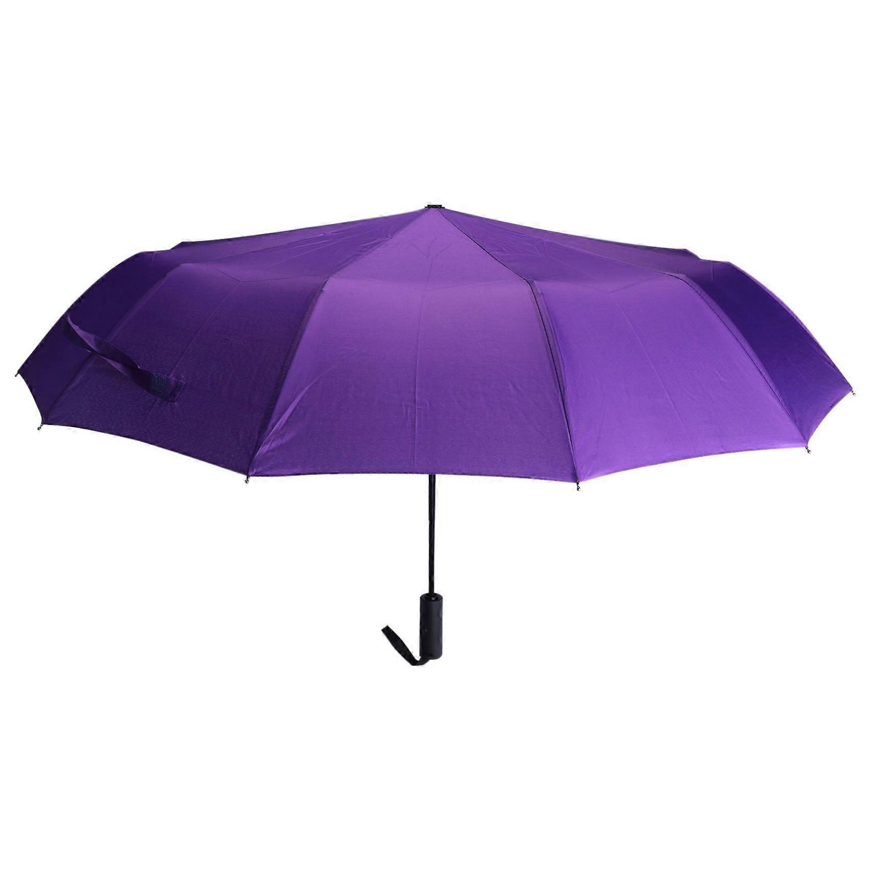 12 Ribs Handheld Folding Umbrella Windproof Compact Travel,Auto Open/ Rain Umbrellas for Mens Women