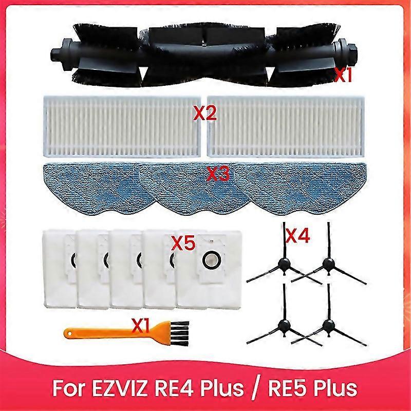 Re4 Plus Re5 Plus Main Side Brush Hepa Filter Mop Cloth