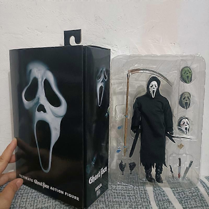 NECA Ultimate Count Orlok Schwarz-Weiß Horror Nosferatu Actionfigur Modell Spielzeug Geburtstagsgeschenk