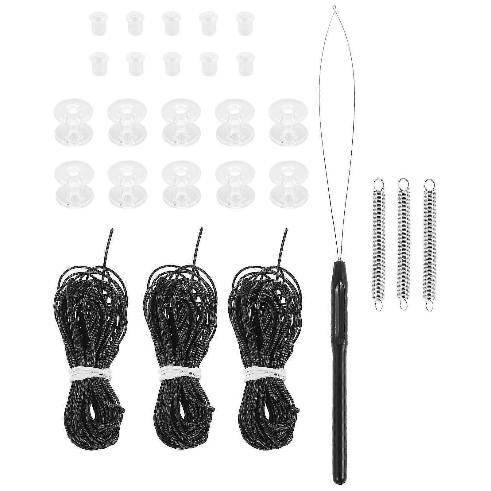 1 Set Rv Pleated Shade Repair Kit Blind Venetian String Wheels Repair Kit For Caravan