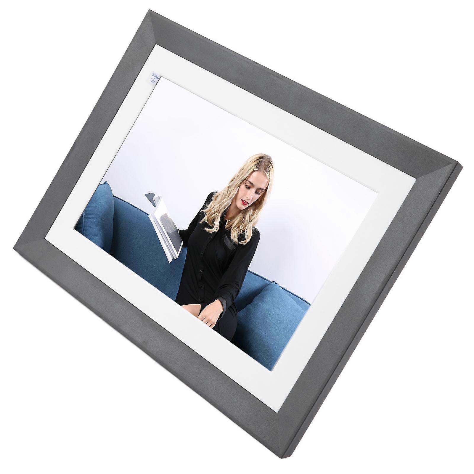 Smart Touch Cloud Photo Frame 10.1" 8GB WiFi Black US Plug