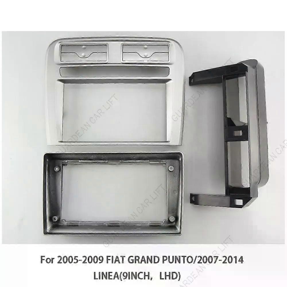 Car Frame Fascia Android Radio Dash Stereo Fitting Panel Kit For 2005-2009 FIAT GRAND PUNTO/2007-2014 LINEA(9INCH LHD)