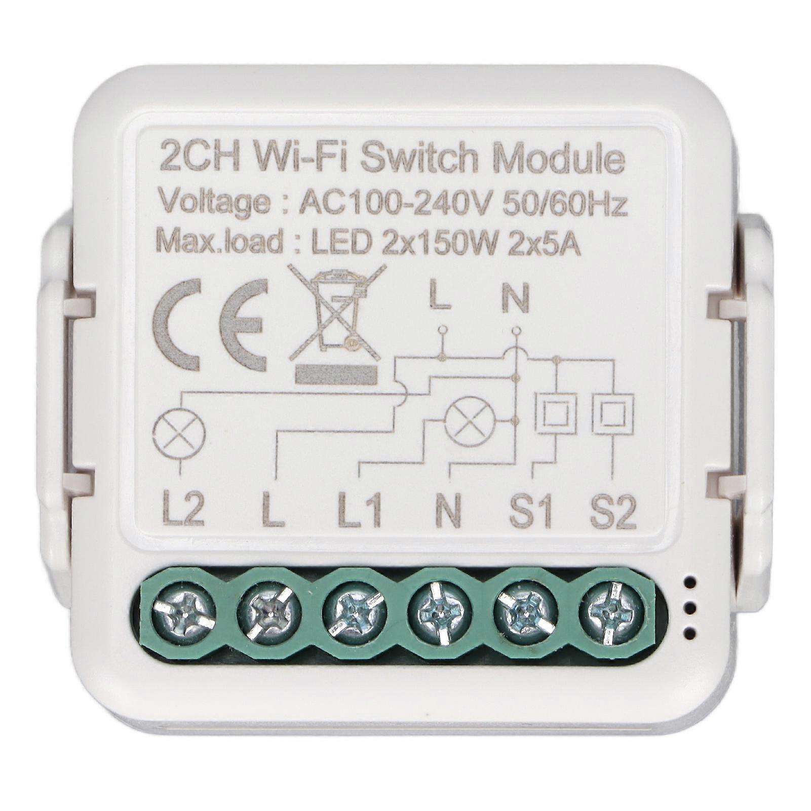 Smart WiFi Switch Module - Voice Control, Mobile App, DIY Automation for Smart Homes