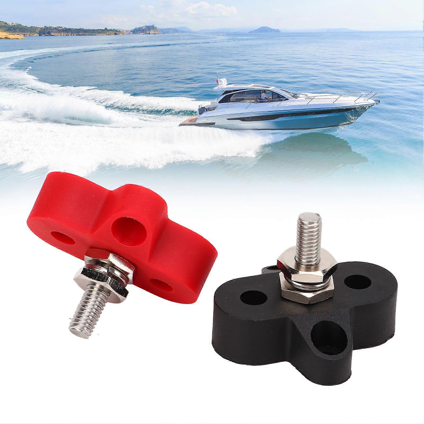 48V Power Distribution Studs M6 1/4in Nylon Copper Bus Bar