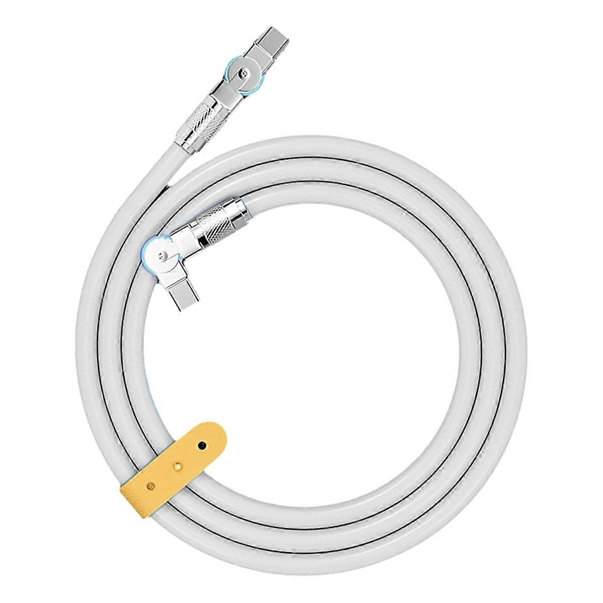 180 Swivel Double Elbow Mech Data Cable for Tablets and Laptops 1m