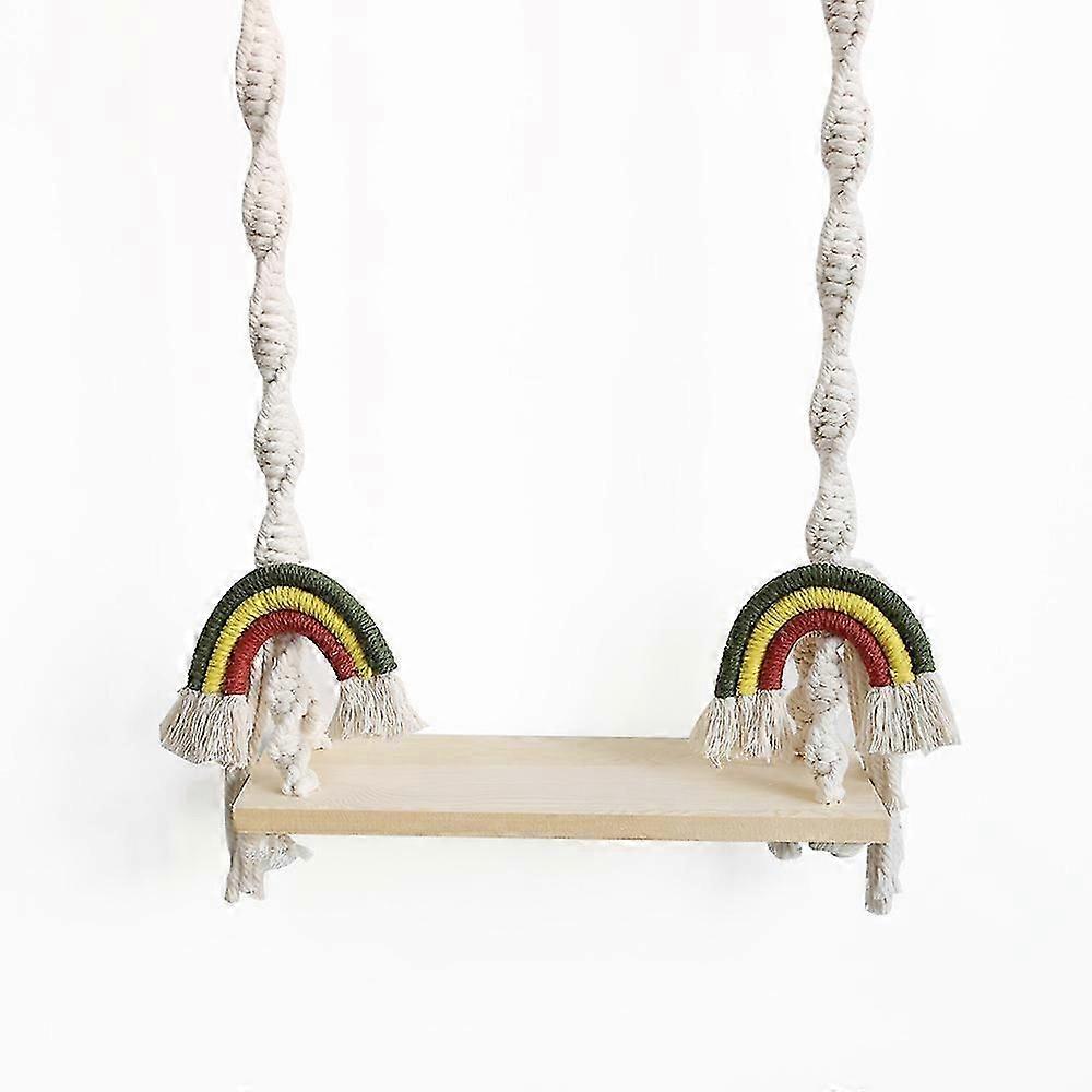 Handmade cotton rope woven small swings
