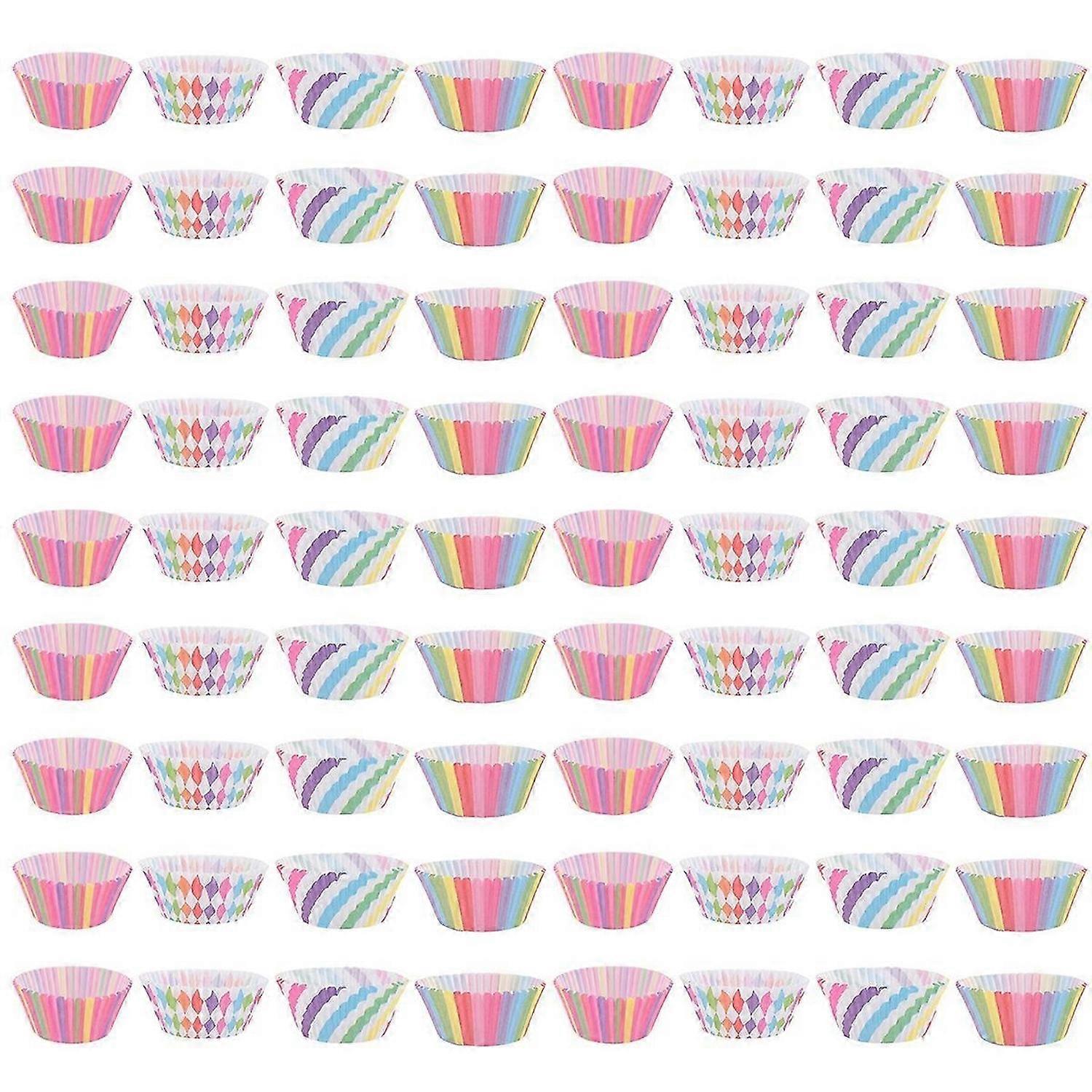 Cupcake Backpapier Förmchen Muffin Cupcake Förmchen Bunte Packung mit 400 Stück