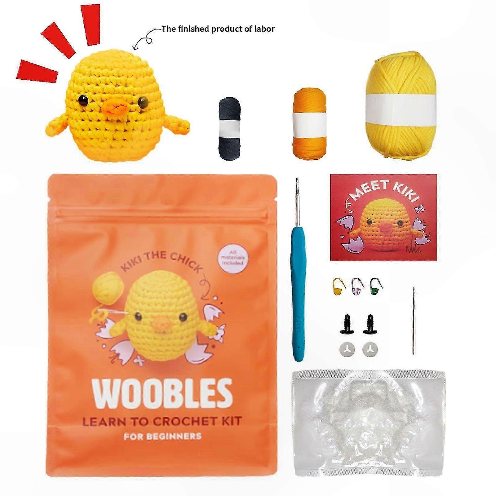 Beginner-Friendly Crochet Craft Set for Making Stuffed Animals