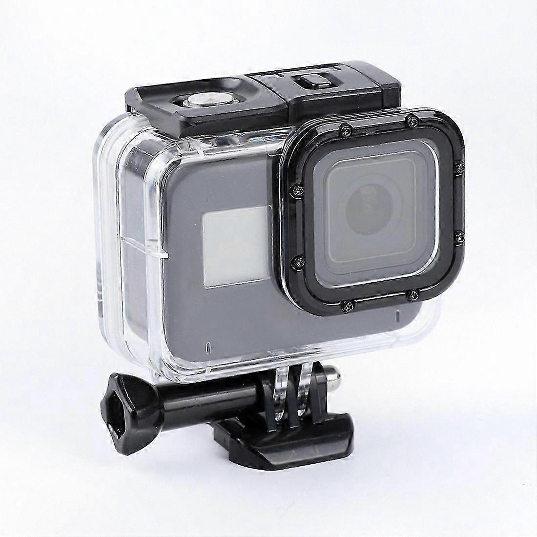 Durable Clear Waterproof Case for Action Camera, Includes Mount & Screw, Rated to 45m Depth