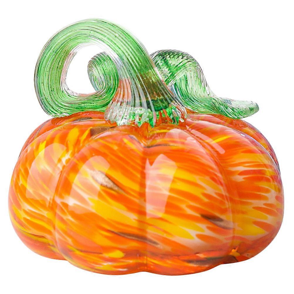 Crystal Pumpkin Table Accent for Halloween Decor 3Pcs Figurine