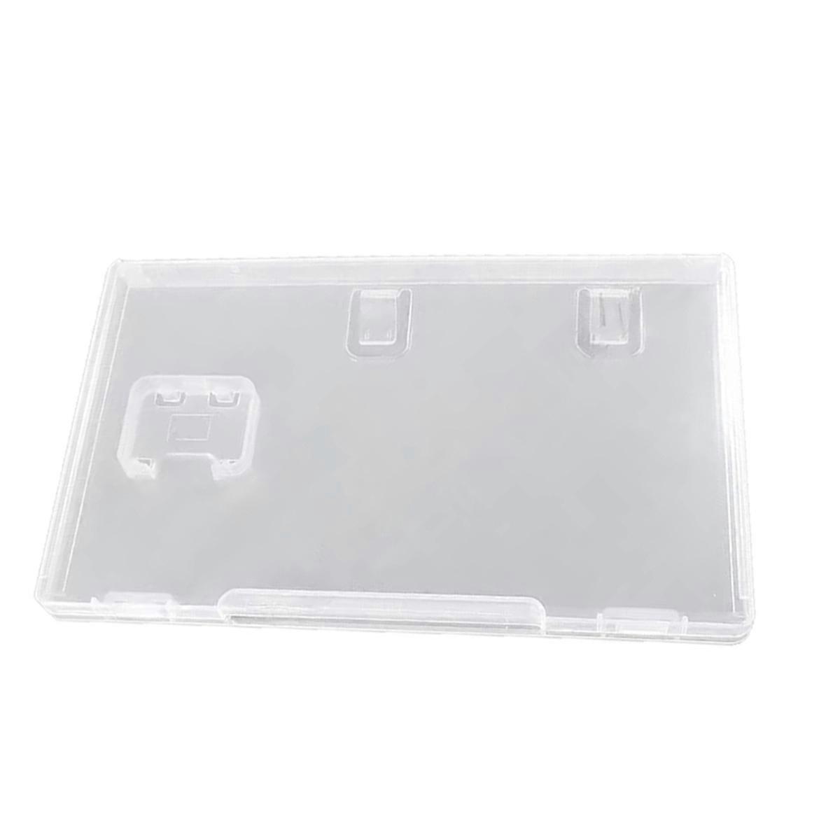 Transparent Game Card Case for Switch Book Style Holder with Cover Storage Box