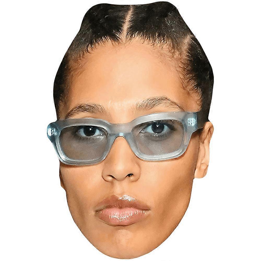 Kai-Isaiah Jamal (Glasses) Celebrity Mask, Flat Card Face
