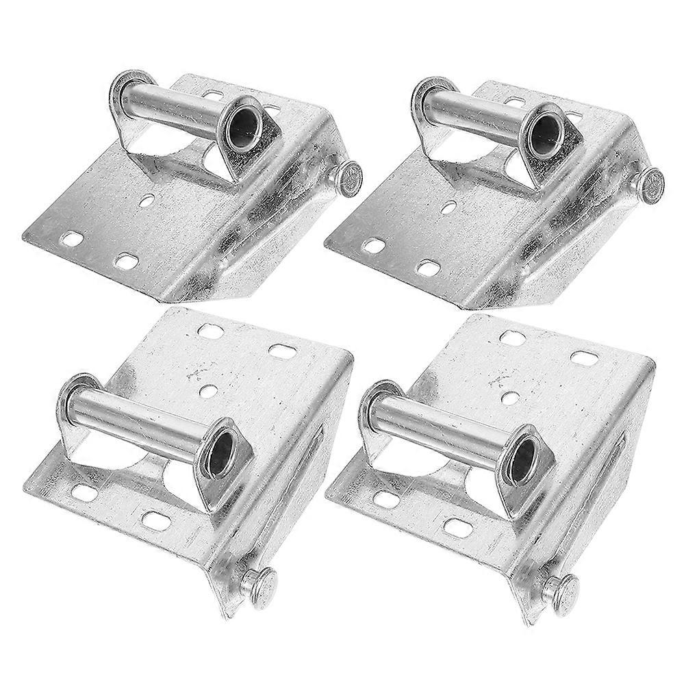 Garage Door Bracket Iron Bottom Section Replacement Bracket for Residential Doors 4Pairs