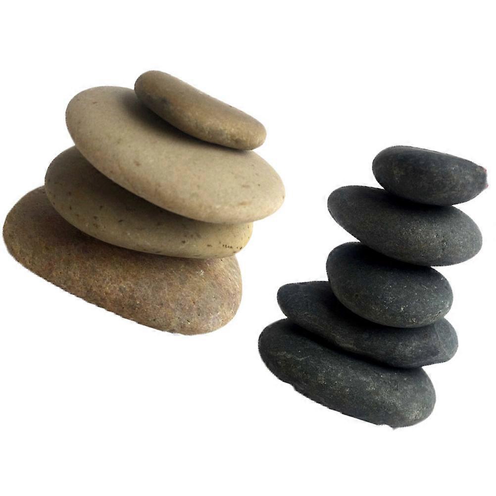 Drawing Painted Stones Suitable for DIY Polishing Pebbles 10Pcs Assorted Color