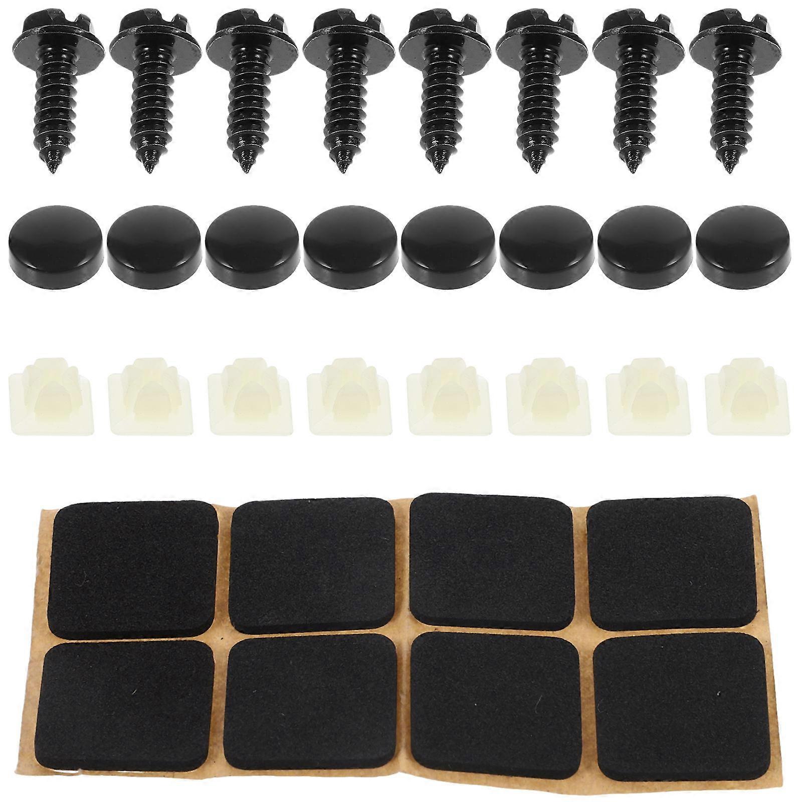 Stainless Steel License Plate Screws for Car Use with Fastening 16Sets