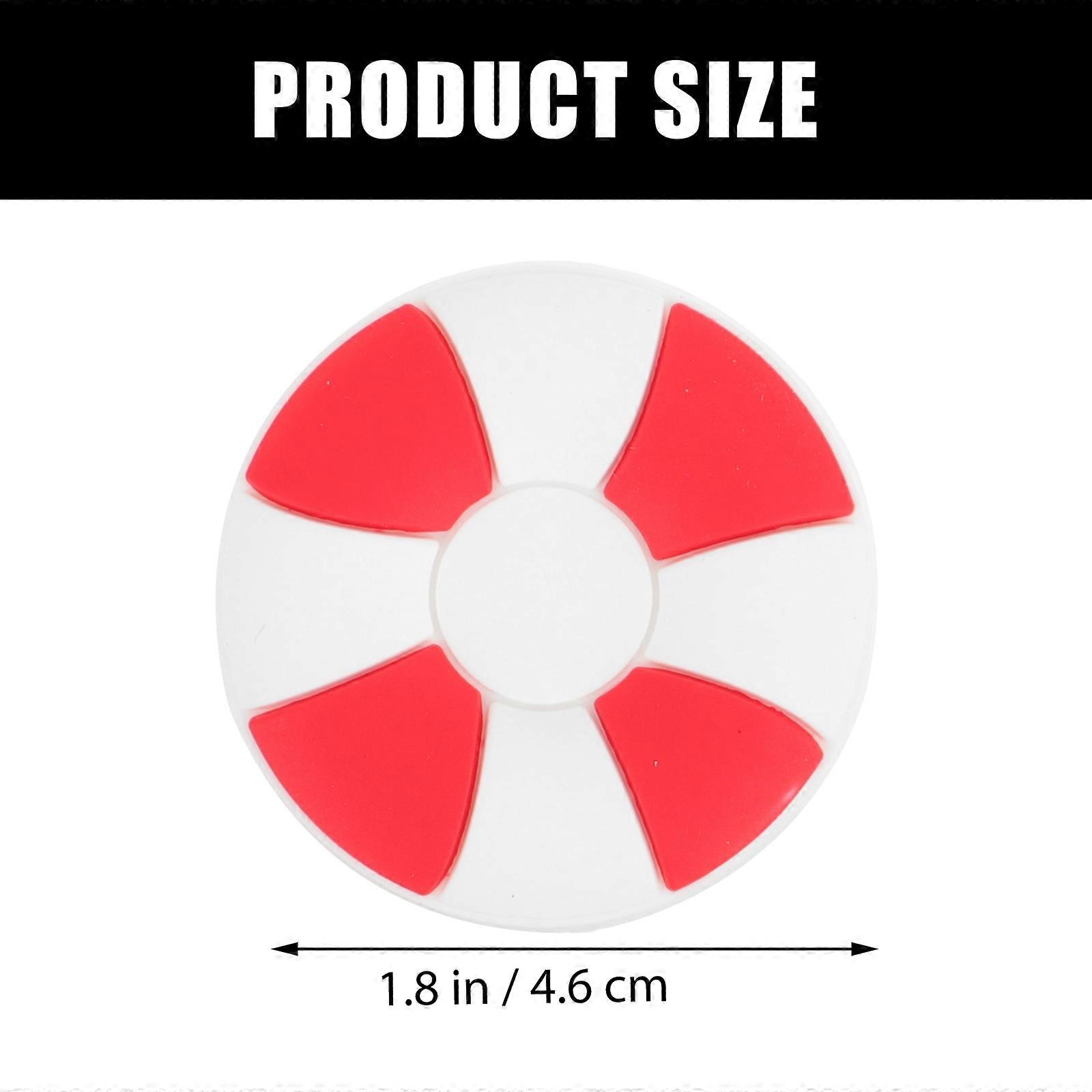 Assorted Color Lifebuoy Shape Wardrobe Door Handle for Home Use 2Pcs