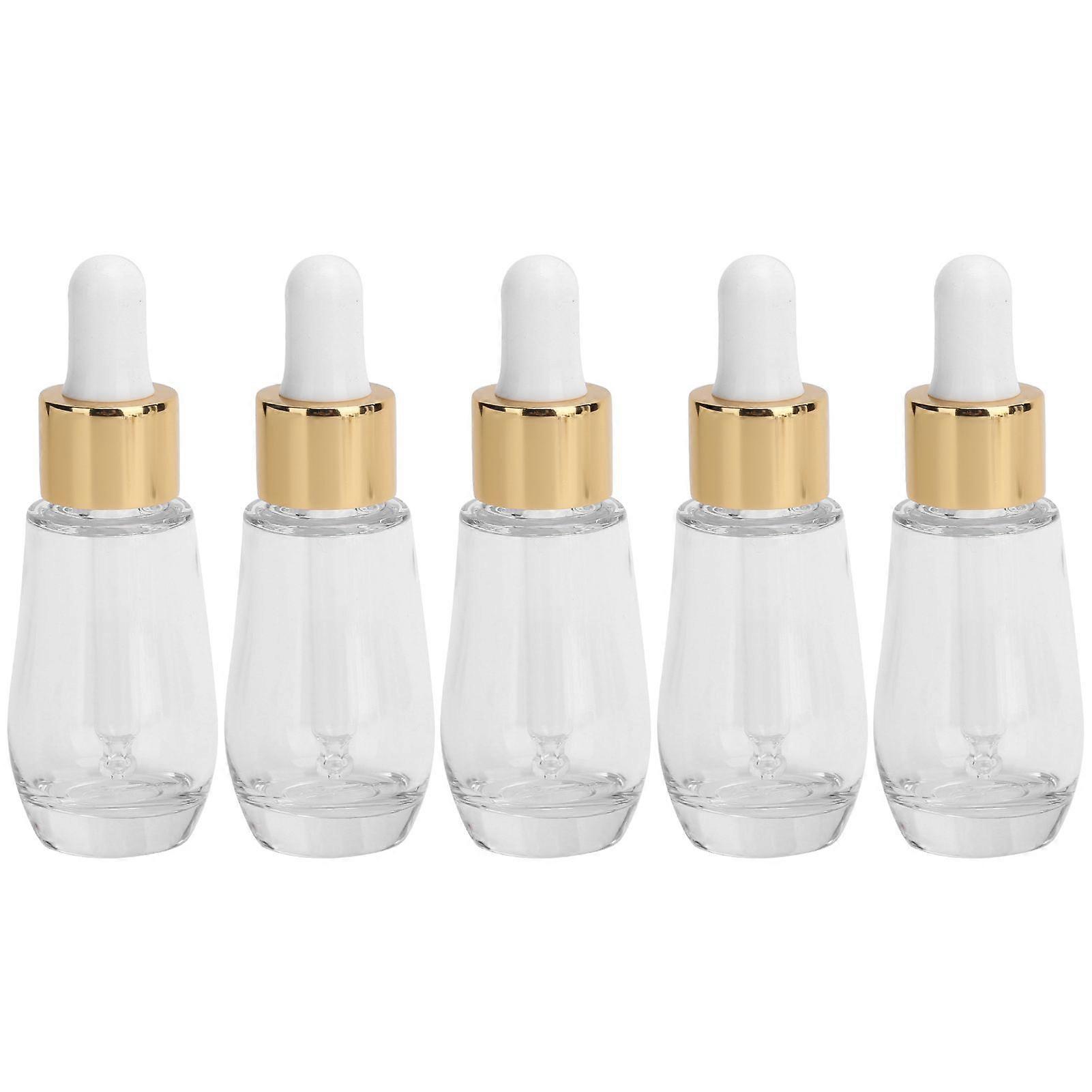 5pcs Empty Essential Oil Bottle Travel Portable Refillable PETG Container Makeup Tools
