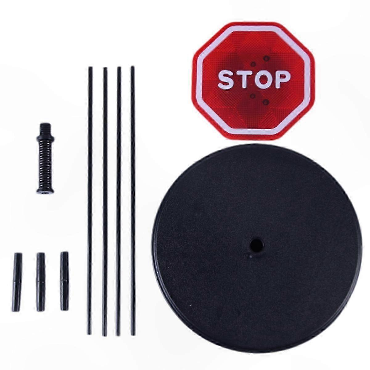 LED Stop Sign with Adjustable Flashing Light for Garage Parking Assistance