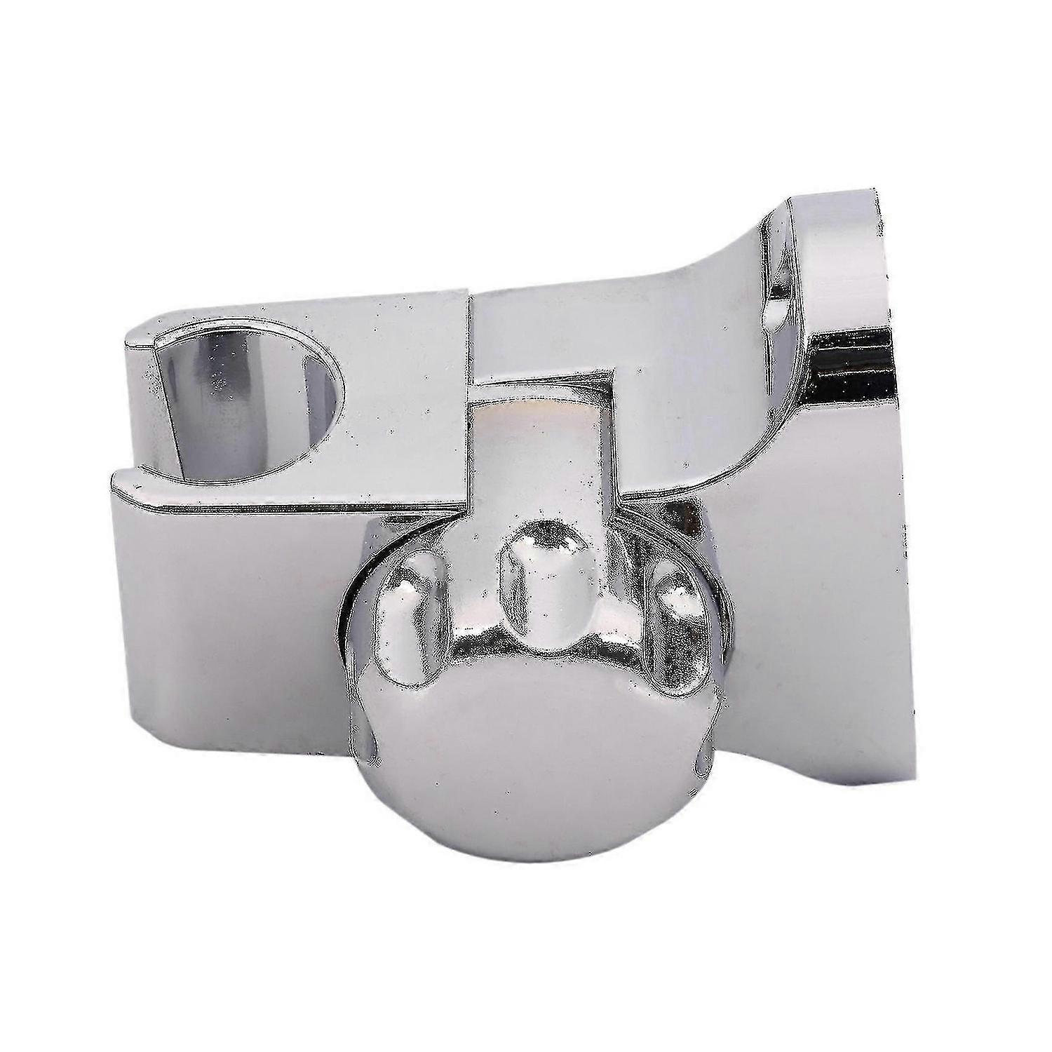 Adjustable Rotating Bathroom Shower Head Hand Holder Wall Mounted Bracket Silver