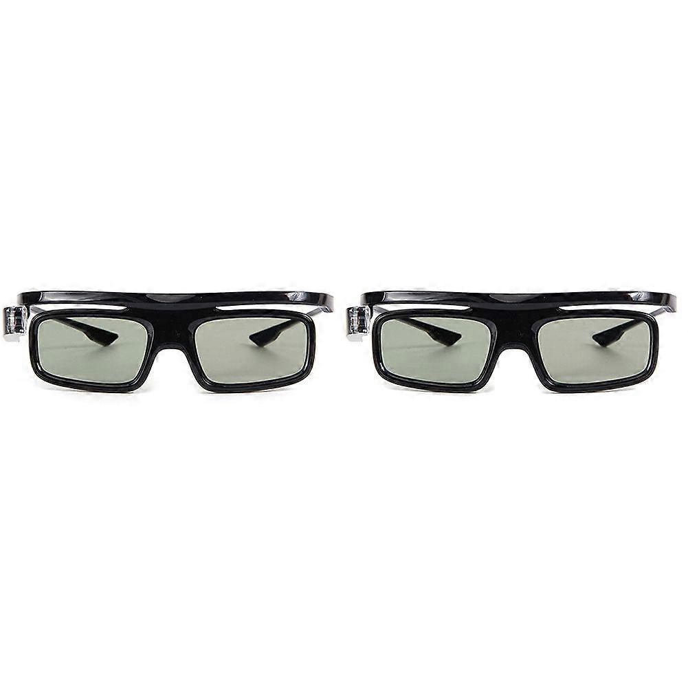 2Pcs Dlp-Link Active Shutter 3D Glass Gl1800 Rechargeable Eyewear for 3D Projector R20 R19 R15 P12 R9 R7