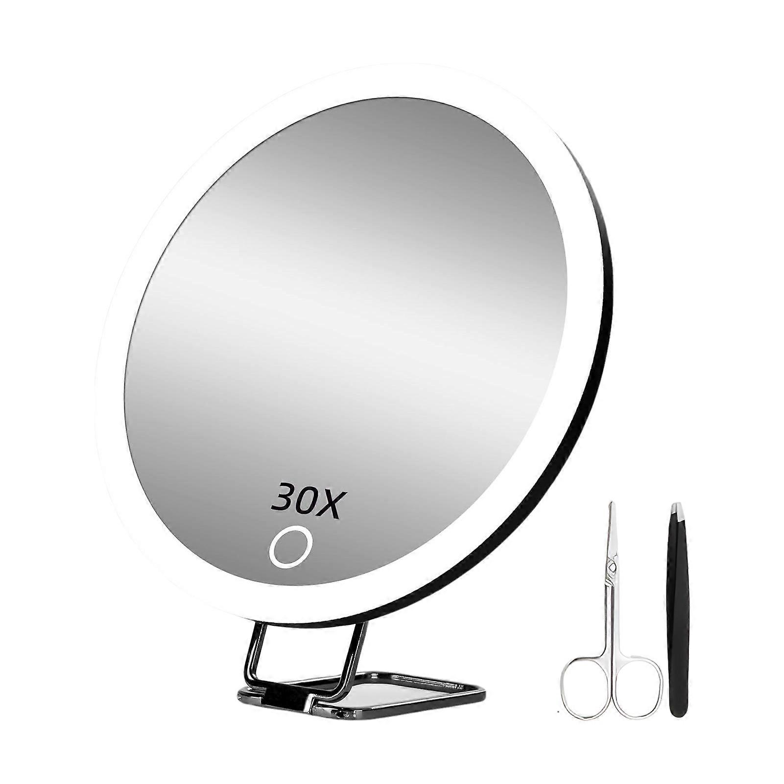 Light Up Magnifying Mirror 30x Magnification For Precision Makeup Application Up Mirror Magnifying