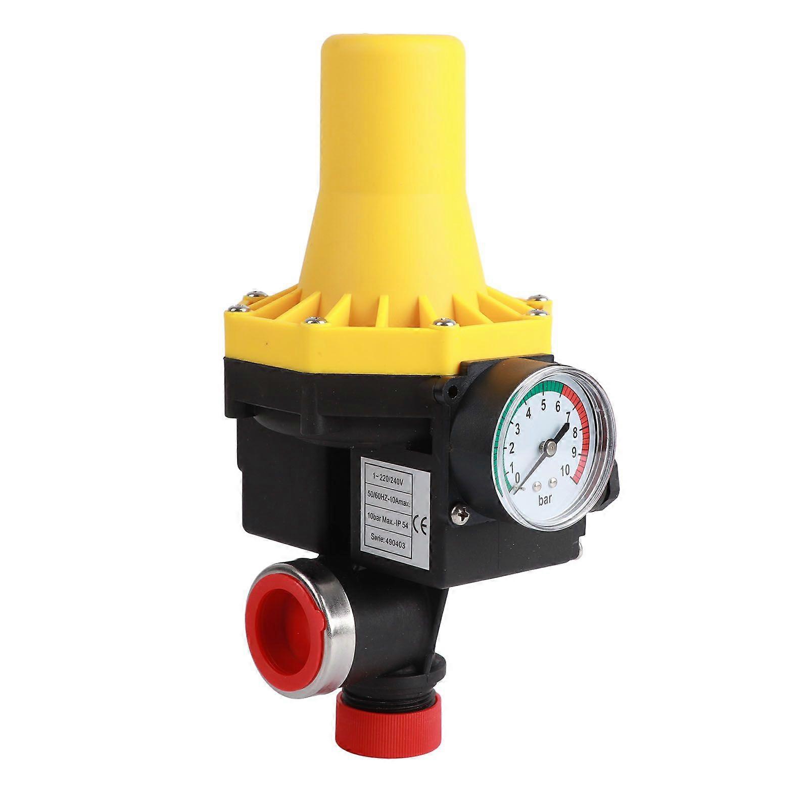 Water Pump Pressure Controller Automatic Control Switch 10 Bar 1.1KW 220/240V for Protection