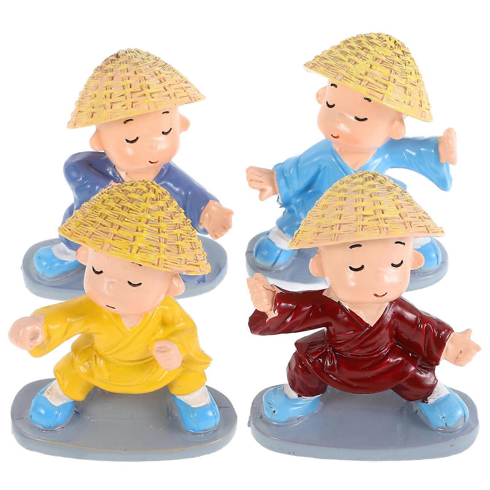 Car Ornament Set for Interior Decoration 12Pcs Resin Material