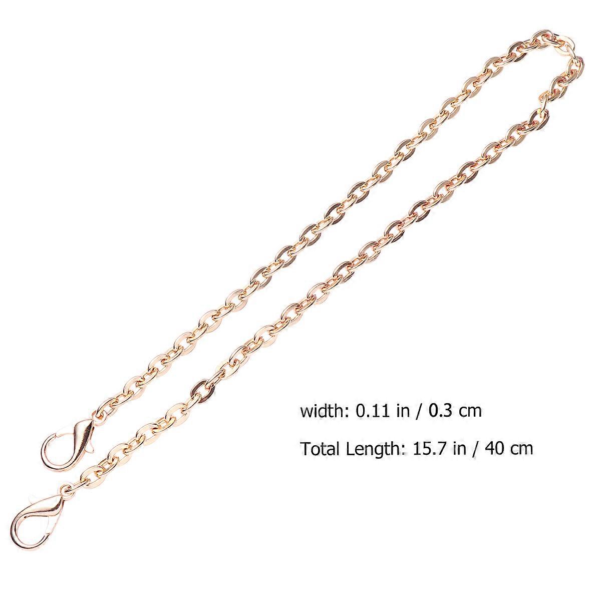 Lanyard for Phone Chain for Hanging Use 30Pcs Light Golden Mobile Straps