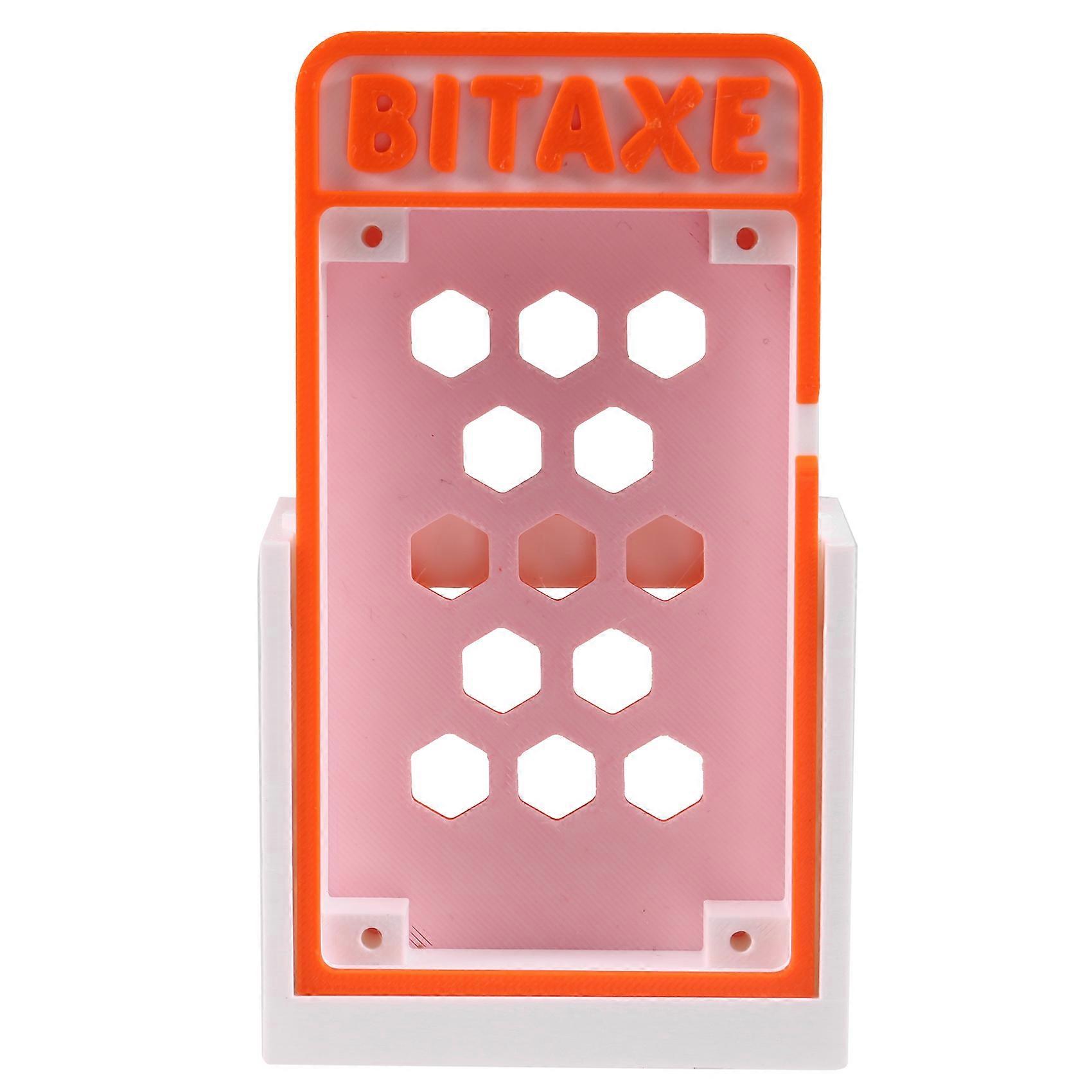 3D Printer Stand for Bitaxe Gamma 601 Bitaxe Supra 401 Miner Bracket for Bitaxe Gamma 601 Stand Orange+White