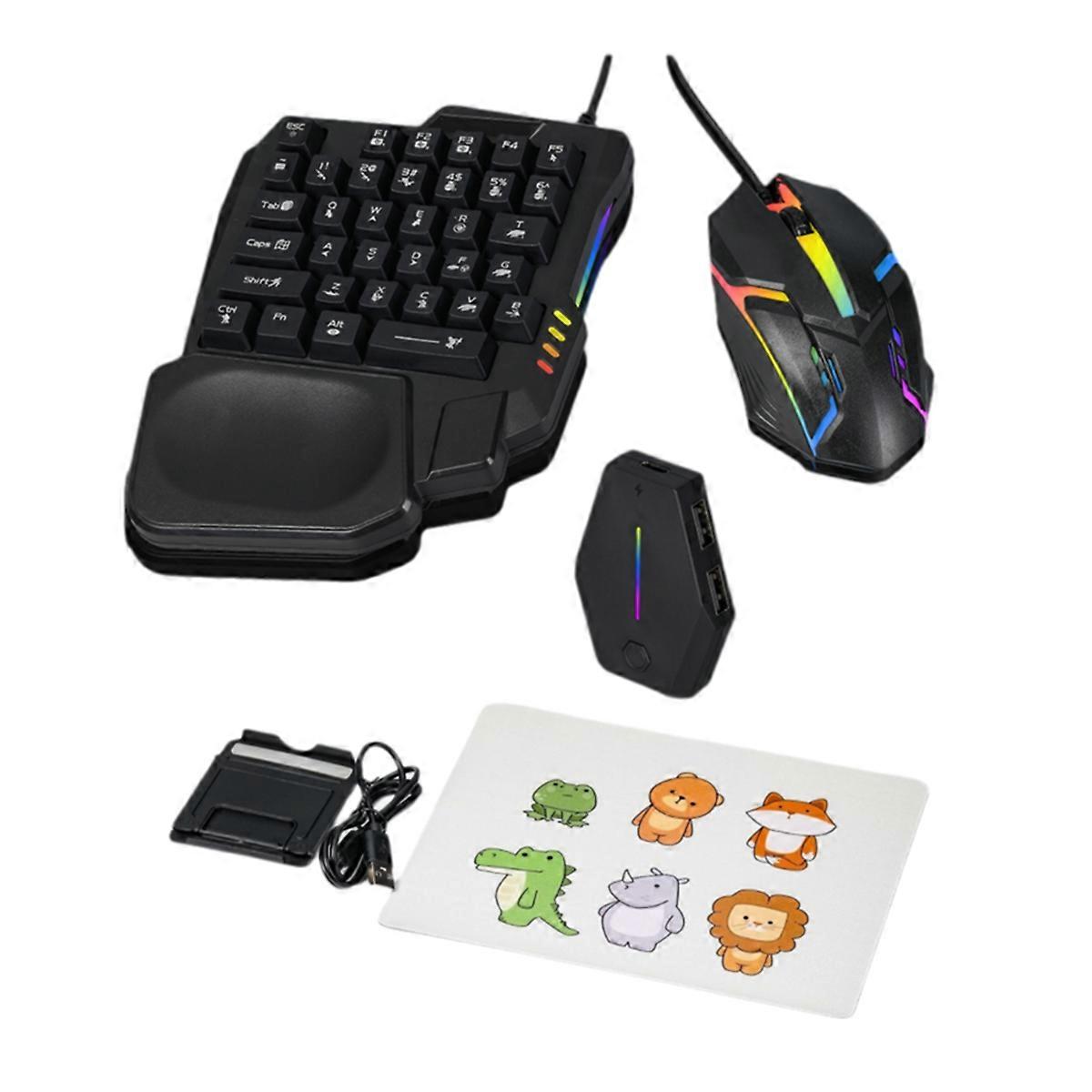 35Key Ergonomics RGB Gaming Keyboard+Keyboard for 