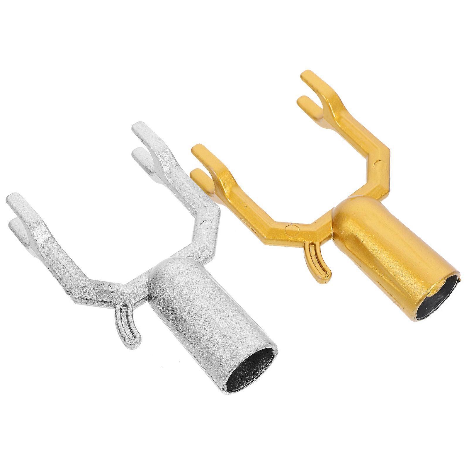 Clothes Drying Pole Fork Replacement Heads For Outdoor Clothes Hanger Assorted Color Replaceable 8Pcs