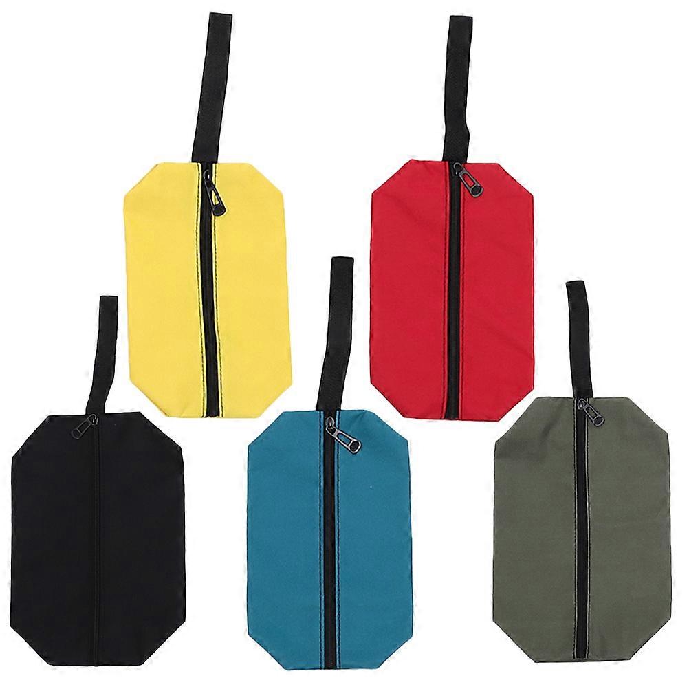 Multi-Purpose Tool Pouch Oxford Cloth for Storage 15Pcs Zipper Bags