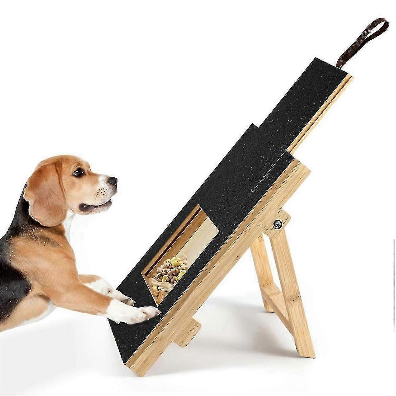 dog scratch pad for nails with snack compartment