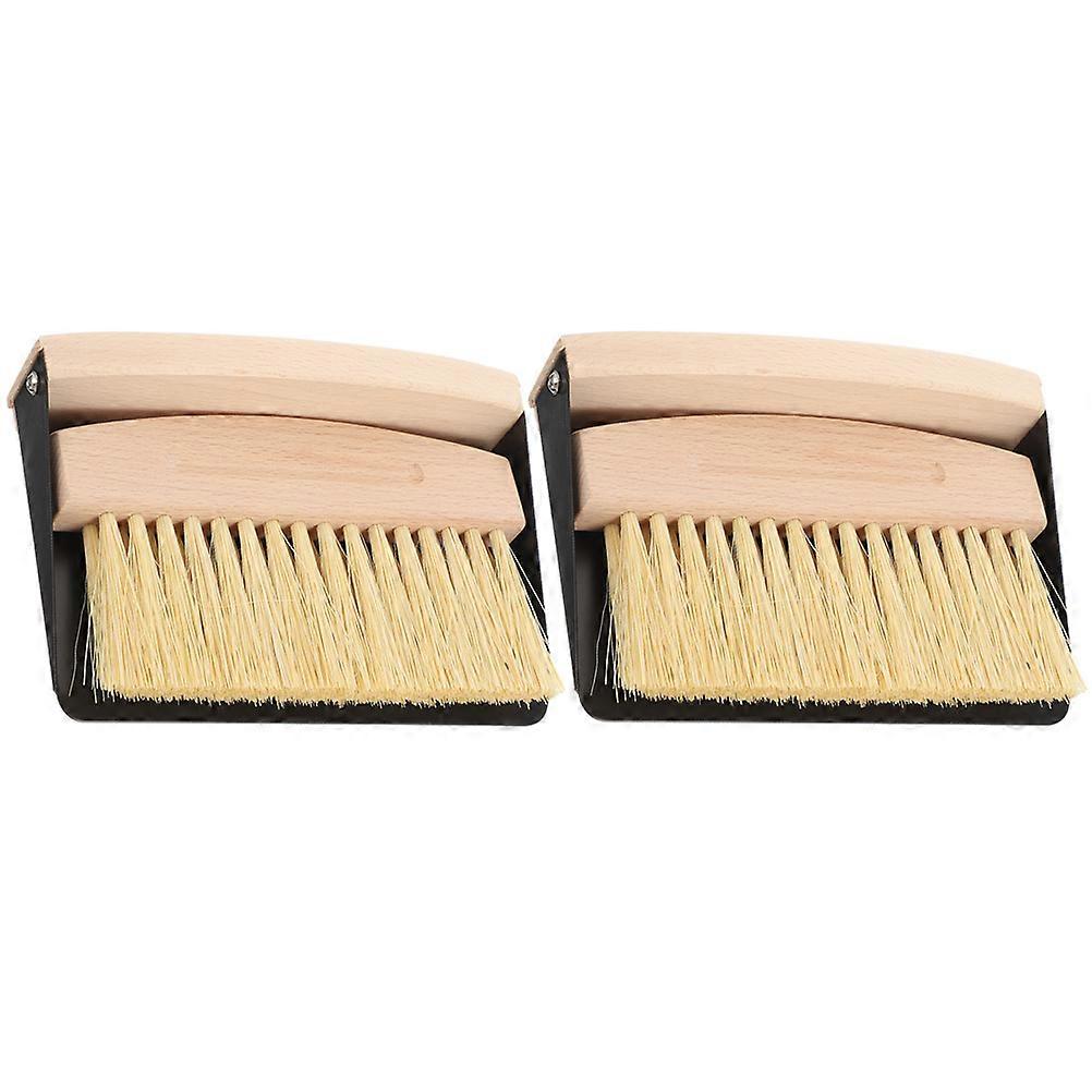 Small Multi-Purpose Brush And Dustpan For Household Surfaces And Car Vents In Assorted Color For Detailing Cleaning - 4 Sets