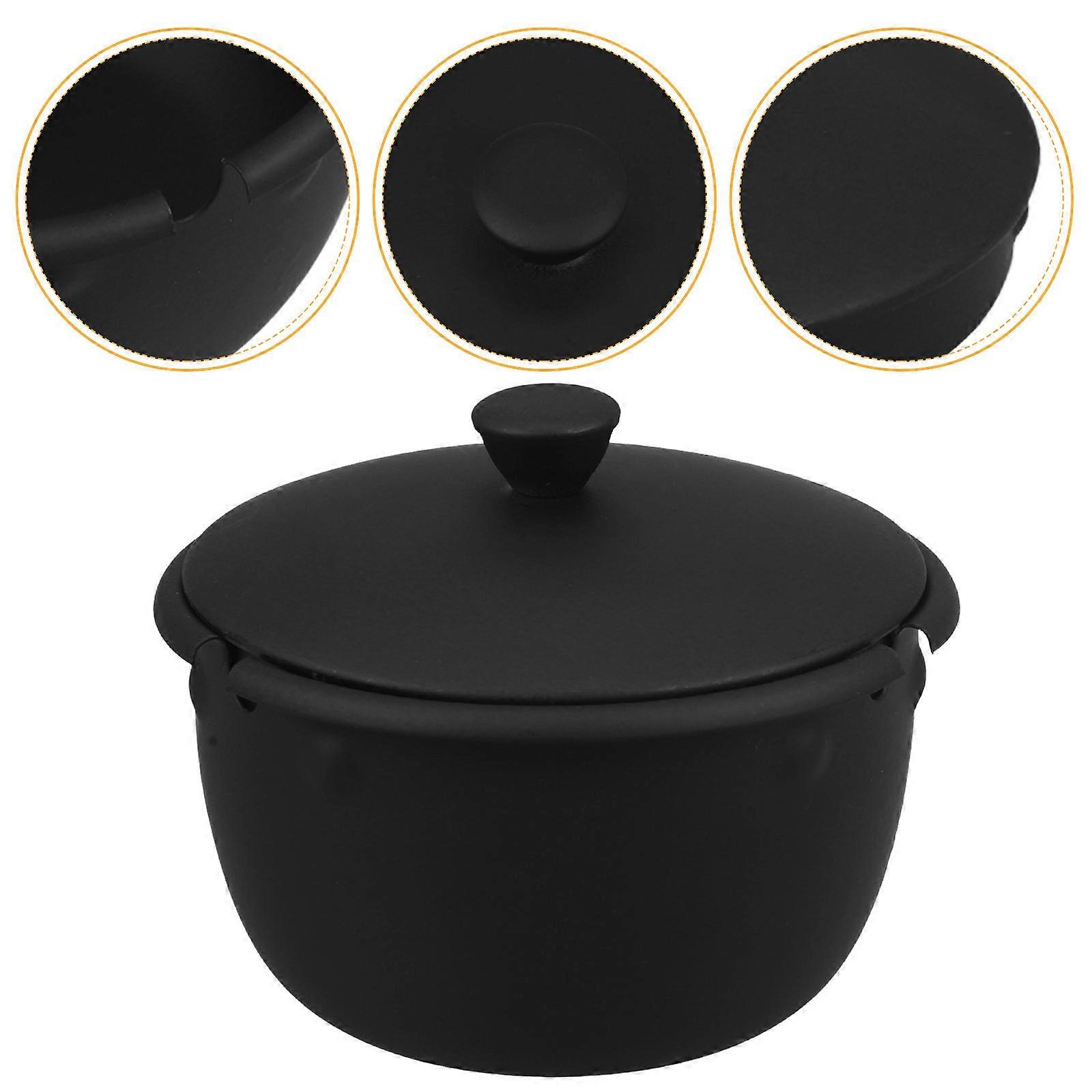 Ash Tray Decorative Ashtray with Lid for Black Style