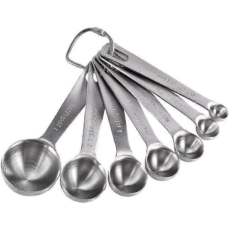 R Cups, R Spoons Set of 6 Stainless Steel R Spoons